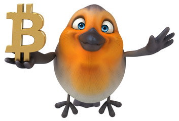 Fun bird - 3D Illustration