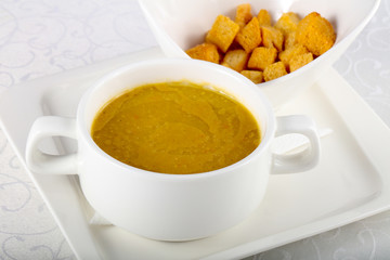 Pumpkin cream soup