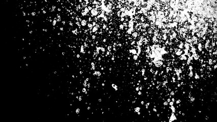 water splash on black
