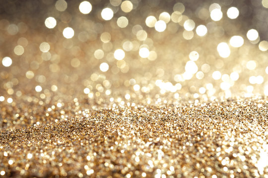 Metal gold dust sand glitter abstract