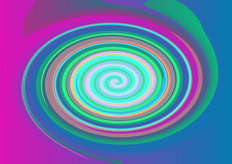 Colorful spiral background