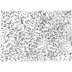 Ink grunge pattern. Hand drawn brush background. Vector illustration.