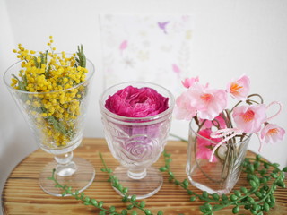 部屋のコーナー飾り