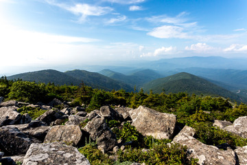 View from the top of mountain Livadiyskaya - Pidan in Sikhote-Alin, Russia.