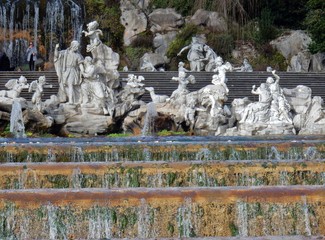 Reggia di Caserta – Particolare della fontana di Venere e Adone