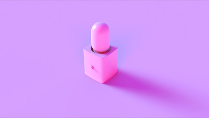 Pink Lamp 3d illustration 3d rendering