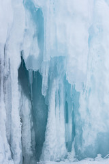 Icicles on Lake Baikal