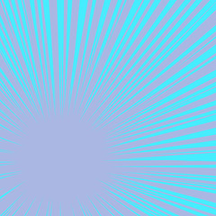 blue rays pop art background
