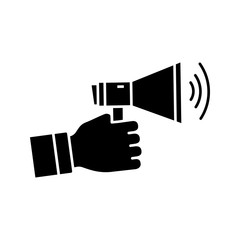 Marketing glyph icon