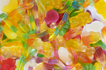 neon gummy candies