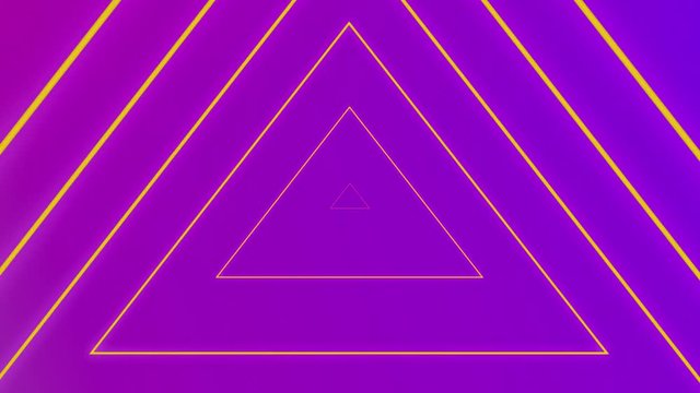 Neonfarbige Dreiecke Zine culture animation 