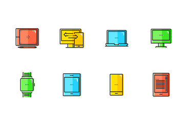 COMPUTERS AND TECHNOLOGY ICON SET