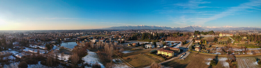 Landscape of Brianza from Giussano area