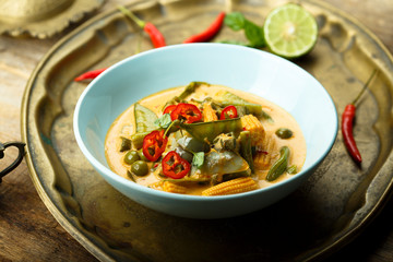 Homemade vegetarian curry