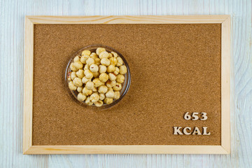 calorie foods hazelnut 653 kcal 100 grams diet