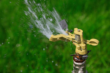 Garden sprinkler irrigation facilities