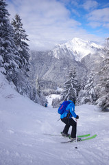 sports d'hiver - ski de piste