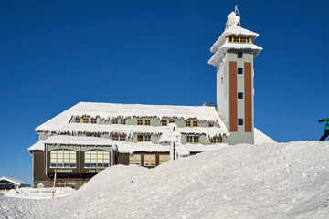 Winterlandschaft im Erzgebirge rund um Oberwiesenthal und den Fichtelberg