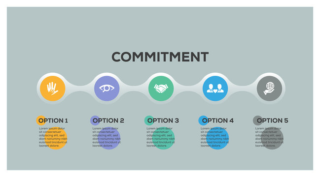 COMMITMENT INFOGRAPHIC DESIGN