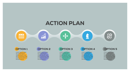 ACTION PLAN INFOGRAPHIC DESIGN
