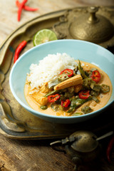 Homemade vegetarian curry