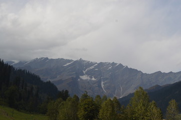 panoramic view of the mountains