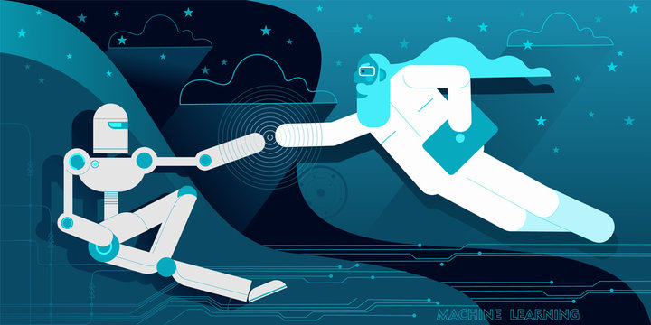 The Creation of robot android Adam by Great IT Architect of the Universe.