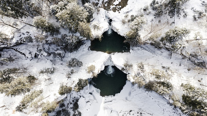Buchenegger Wasserfall winter frozen ice