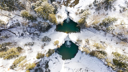 Buchenegger Wasserfall winter frozen ice