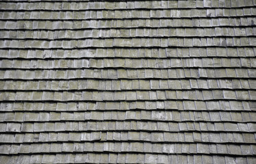Old wooden roof texture