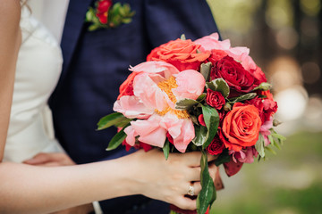 Obraz na płótnie Canvas stylish Bridal bouquet