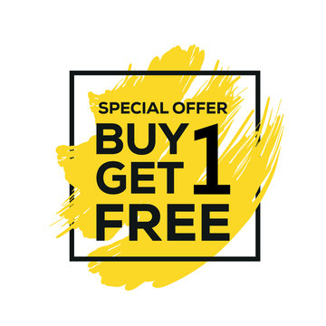 BUY GET FREE BANNER CONCEPT