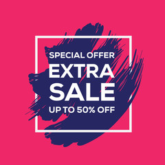 EXTRA SALE BANNER CONCEPT