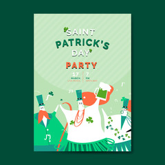 St Patrick's day illustration