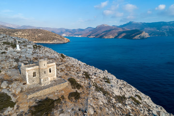  Catapola Lighthouse in Vathy of Amorgos was built in 1882. It is one of the oldest lighthouses of the Greece