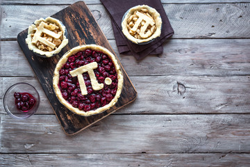 Pi Day Cherry and Apple Pies
