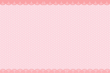 Dot white pink wallpaper