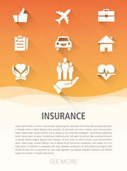 INSURANCE ICON SET