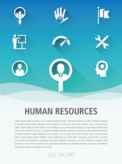 HUMAN RESOURCES ICON SET