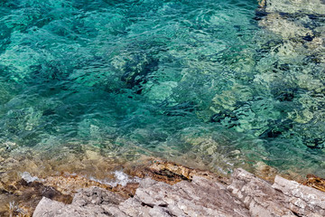 Rocky Coast. Adriatic Sea