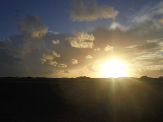 Obraz premium Tramonto sul deserto