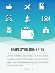 EMPLOYEE BENEFITS ICON SET