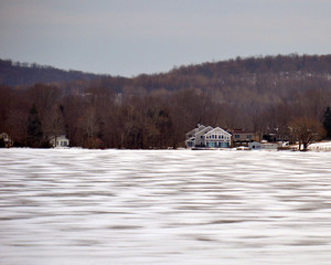 house on a lake