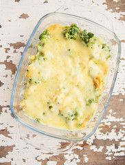 casserole with broccoli
