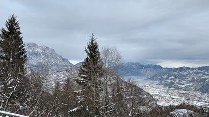 winter mountain landscape