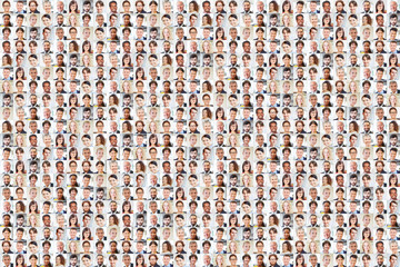 Fototapeta premium Viele Leute als Business Team Gruppe