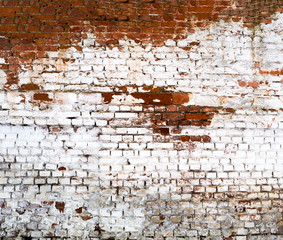 Texture of old brick wall