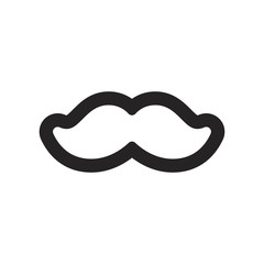 Mustache vector icon