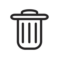 Dustbin vector icon