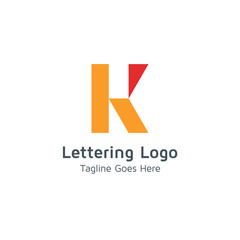 Lettering K Vector